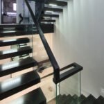S241 Black Oak Cantilever Stairs