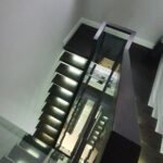 S241 Black Oak Cantilever Stairs