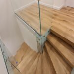 S244 Suspended cantilever natural Oak stairs
