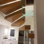 S244 Suspended cantilever natural Oak stairs