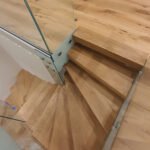 S244 Suspended cantilever natural Oak stairs