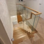 S254 Cantilever OAK Stair and Glass Balustrade
